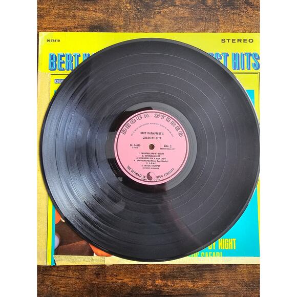 Vintage Bert Kaempfert's and his Orchestra Greatest Hits Decca Stereo DL 74810 - Picture 3 of 7